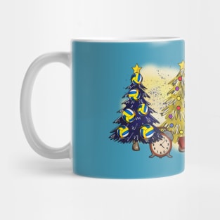 Volleyball Christmas Trees Xmas Gifts Mug